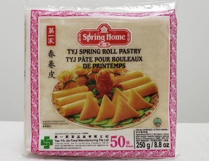 SPRING HOME TYJ SPRING ROLL PASTRY 50 SHEETS 250G